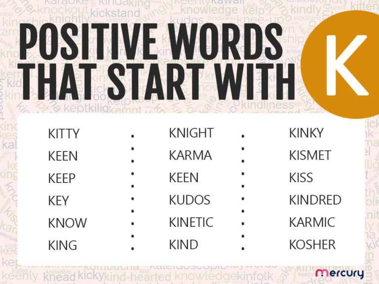111 Positive Words That Start With K: From Kind To Kiss