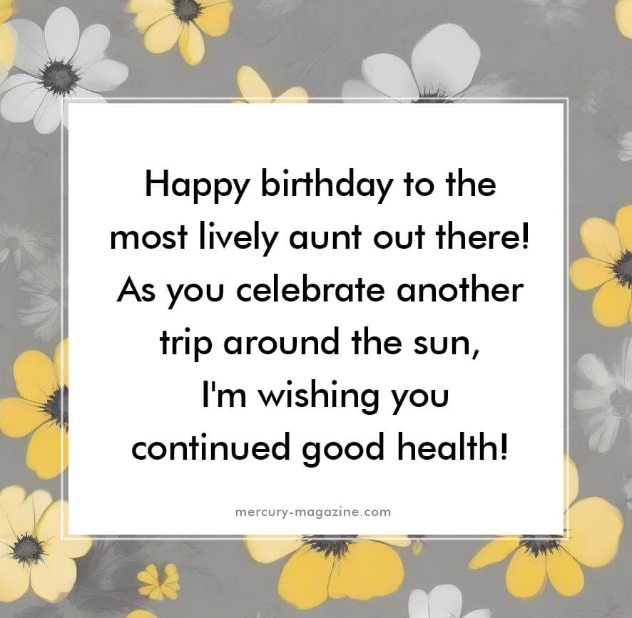 aunt happy birthday message