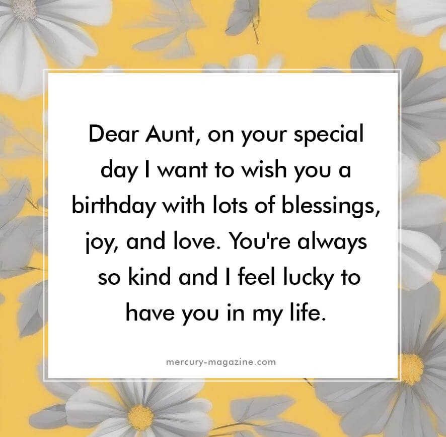 aunt happy birthday message