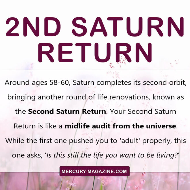 Your 2nd Saturn Return: What To Expect This Time Around