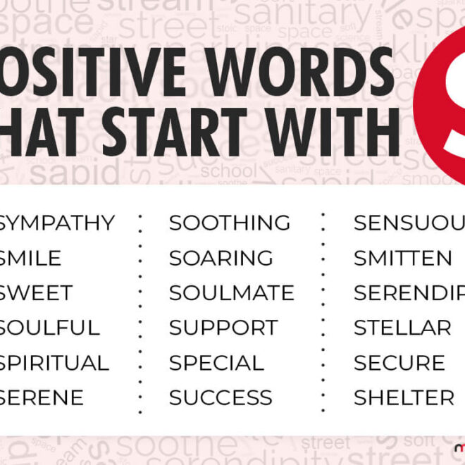 727 Hand-Picked Positive Words That Start With S