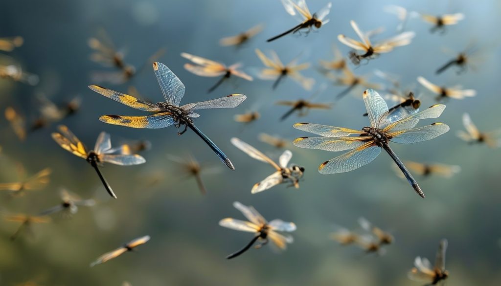 swarm of dragonflies spiritual meaning