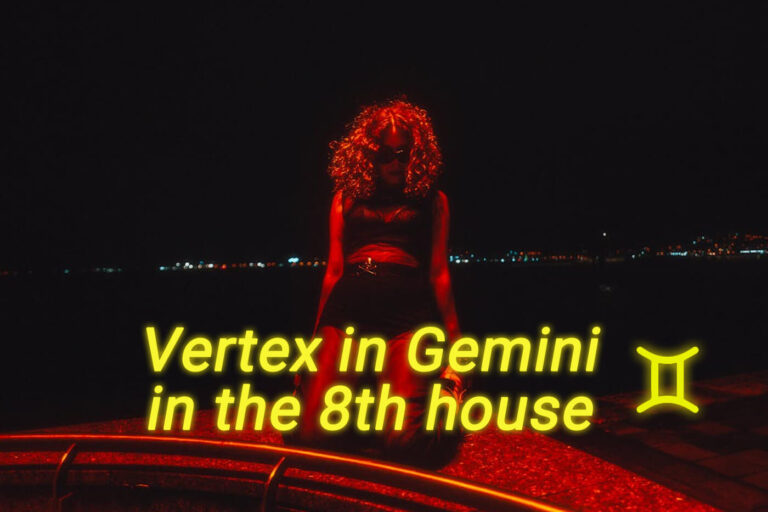Vertex in Gemini in the 8th House: Fated Conversations, Transformative Connections